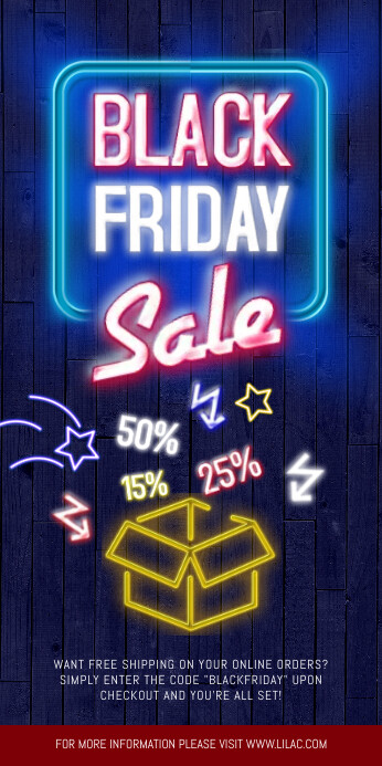 Black Friday Special Sale Retail Banner Template | PosterMyWall
