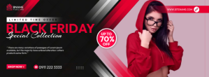 Black Black Friday Special Collection Facebook Cover Photo Template