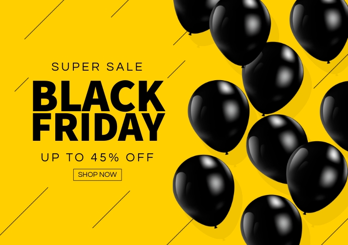 Black Friday Super Sale Template | PosterMyWall