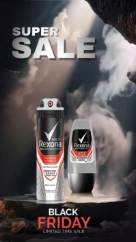 Black Friday Super Sale Podium Instagram Reel template