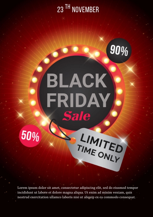 BLACK FRIDAY TEMPLATE A4