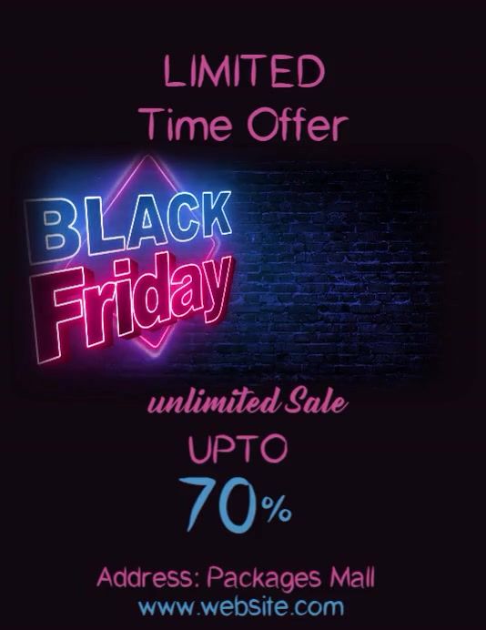 Black Friday Template Flyer (US Letter)