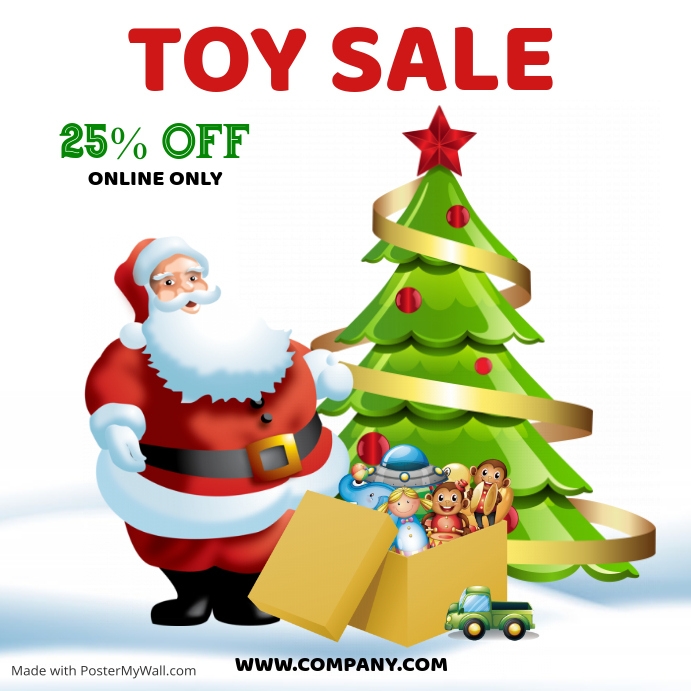 Black Friday Toy Sale Template PosterMyWall