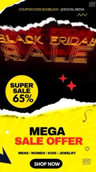 Preto Black Friday Sale Instagram Story Template