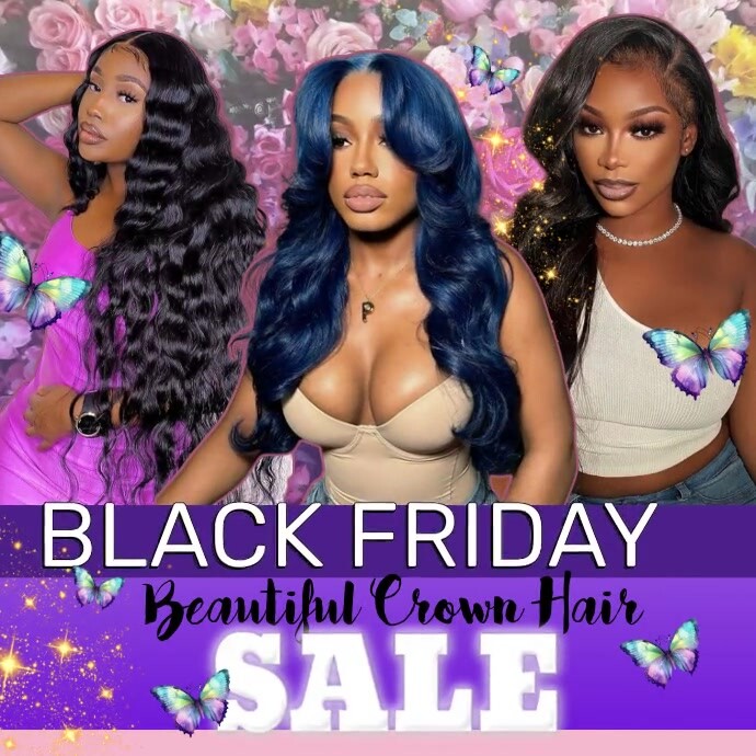 BLACK FRIDAY WIG SALE INSTAGRAM TEMPLATE