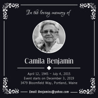 6 860 Funeral Invitation Template Customizable Design Templates Postermywall