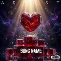 Black Futuristic Album Cover Album Cover Albumhoes template