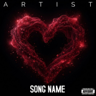 Black Futuristic Album Cover Album Cover template