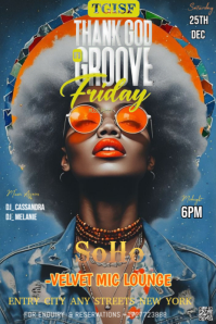 Black Futuristic An Incredibly Colorful And Stylized Poster For A Club Event, Heavily Influenced By Pinterest-grafik template