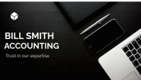 Black Futuristic Black Accounting Service Website  Blog Header template