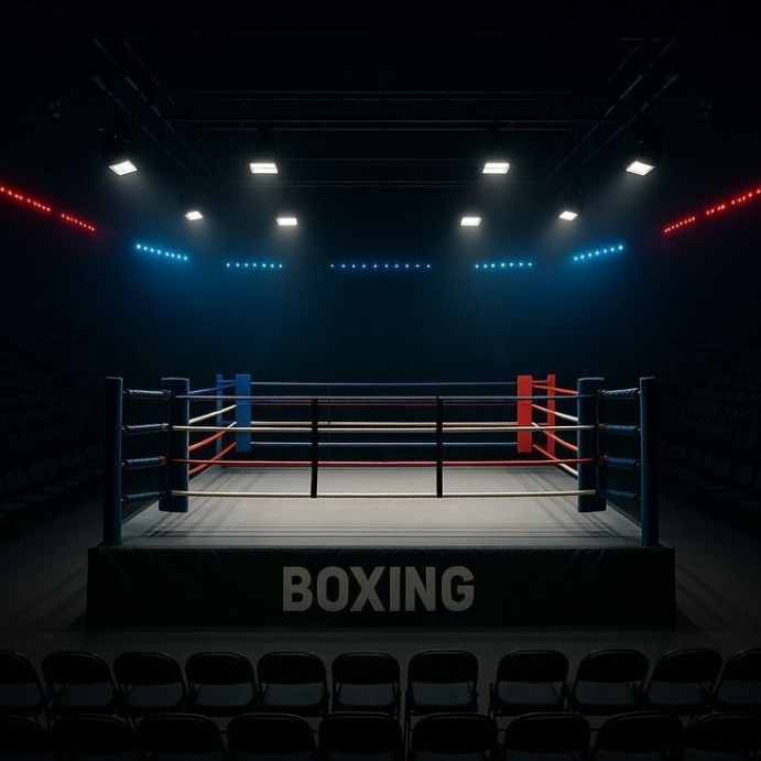 Copy of Black Futuristic Boxing Event Instagram Post | PosterMyWall