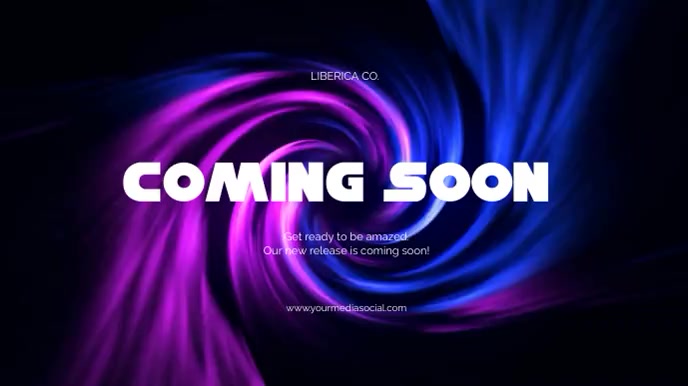 Black Futuristic Coming Soon Digital Display Template | PosterMyWall