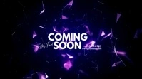 Black Futuristic Coming Soon Digital Display (16:9) template