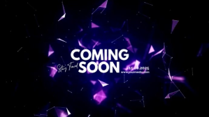 Black Futuristic Coming Soon Digital Display (16:9) template