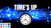 Black Countdown Timer Digital Display Template