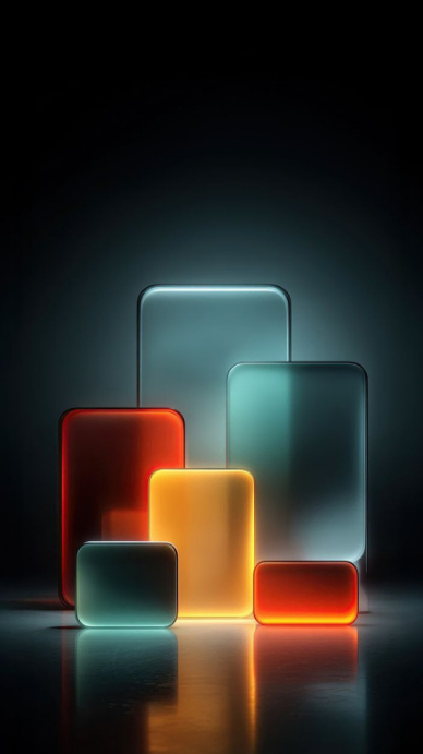 Copy of Black Futuristic Digital Display Digital Display Abstract Neon ...