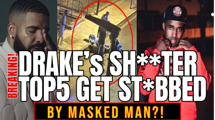 Black Futuristic Drake Shooter Top5 Stabbed In Um  Youtube Thumbnail template