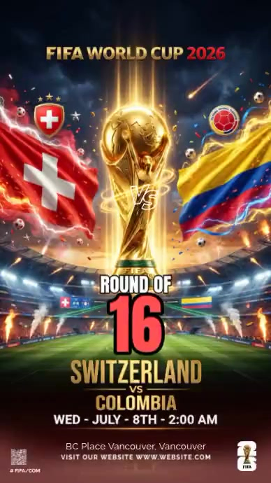 Fifa World Cup Match Announcement Template | PosterMyWall