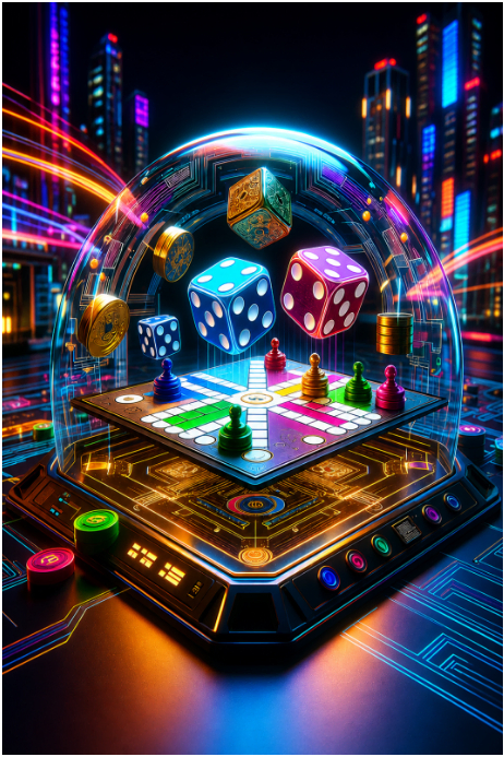 Black Futuristic Futuristic Board Game Poster Template | PosterMyWall