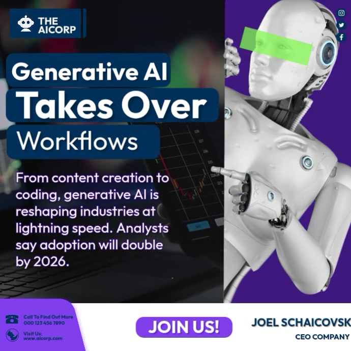 Generative Ai Instagram Ad Templat | PosterMyWall