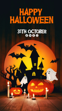 Sort Halloween Celebration Instagram Story Template