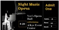 Black Futuristic Opera  Facebook Ad template