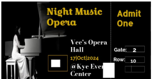 Black Futuristic Opera  Facebook Ad template
