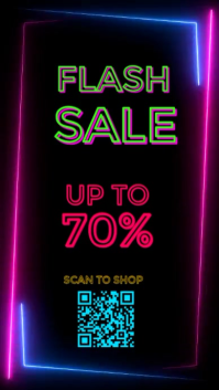 Noir Flash Sale Instagram Story Template
