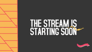 Live Stream Loading Please Wait Overlay Neon Template | PosterMyWall