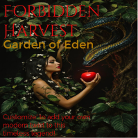Black Garden of Eden Instagram Post Instagram-Beitrag template