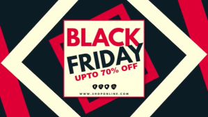 Black Black Friday Sale Цифровой дисплей Template