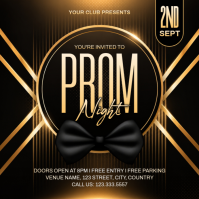 Black Prom Night Instagram 帖子 Template