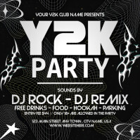 Sort Y2K Club Party Post Instagram Template