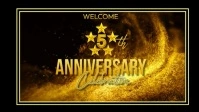 Black Gold Luxury Company Anniversary Celebra Miniature YouTube template