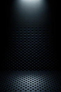 Black Gradient Dark Metal Spotlight Poster Plakkaat template