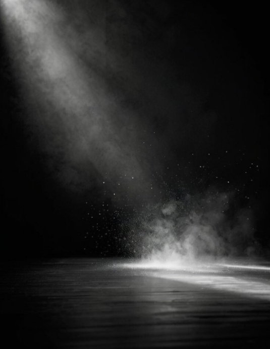 Black Gradient Dramatic Performance Stage Background Flyer (us Letter) template