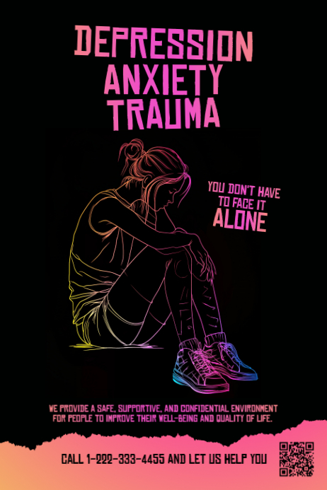 Mental Health Awareness Posters Template | PosterMyWall