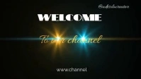 Black Gradient Welcome Flyer  Youtube Thumbnail template