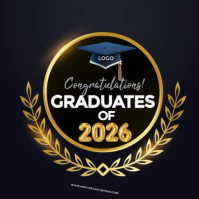 Black Graduates Of 2026 Instagram Post template