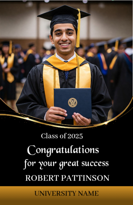 Graduation Celebration Template | PosterMyWall