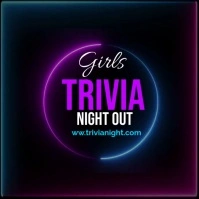 Black Grils Trivia Night Out Logo template