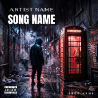 Black Hip Hop Album Cover Albumcover Template