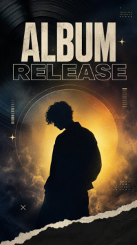 Black Album Release Historia de Instagram Template