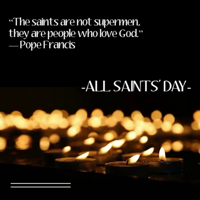 Plantilla de Black Grunge All Saints Day Instagram Post | PosterMyWall
