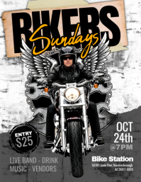 Biker Meetup Event Flyers Template | PosterMyWall