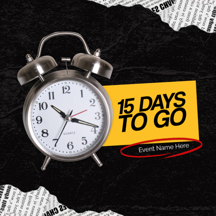 Countdown Event Announcement Template | PosterMyWall