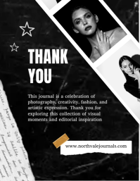 Black Grunge Fashion Photography Flyer Løbeseddel (US Letter) template - Page 5