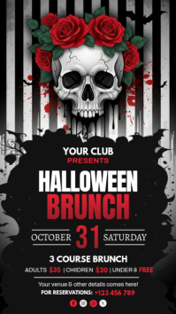 Sort Halloween Brunch Instagram Story Template