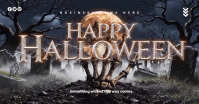 Negro Halloween Greeting Facebook Shared Image Template