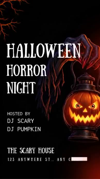 Halloween Horror Night Template | PosterMyWall